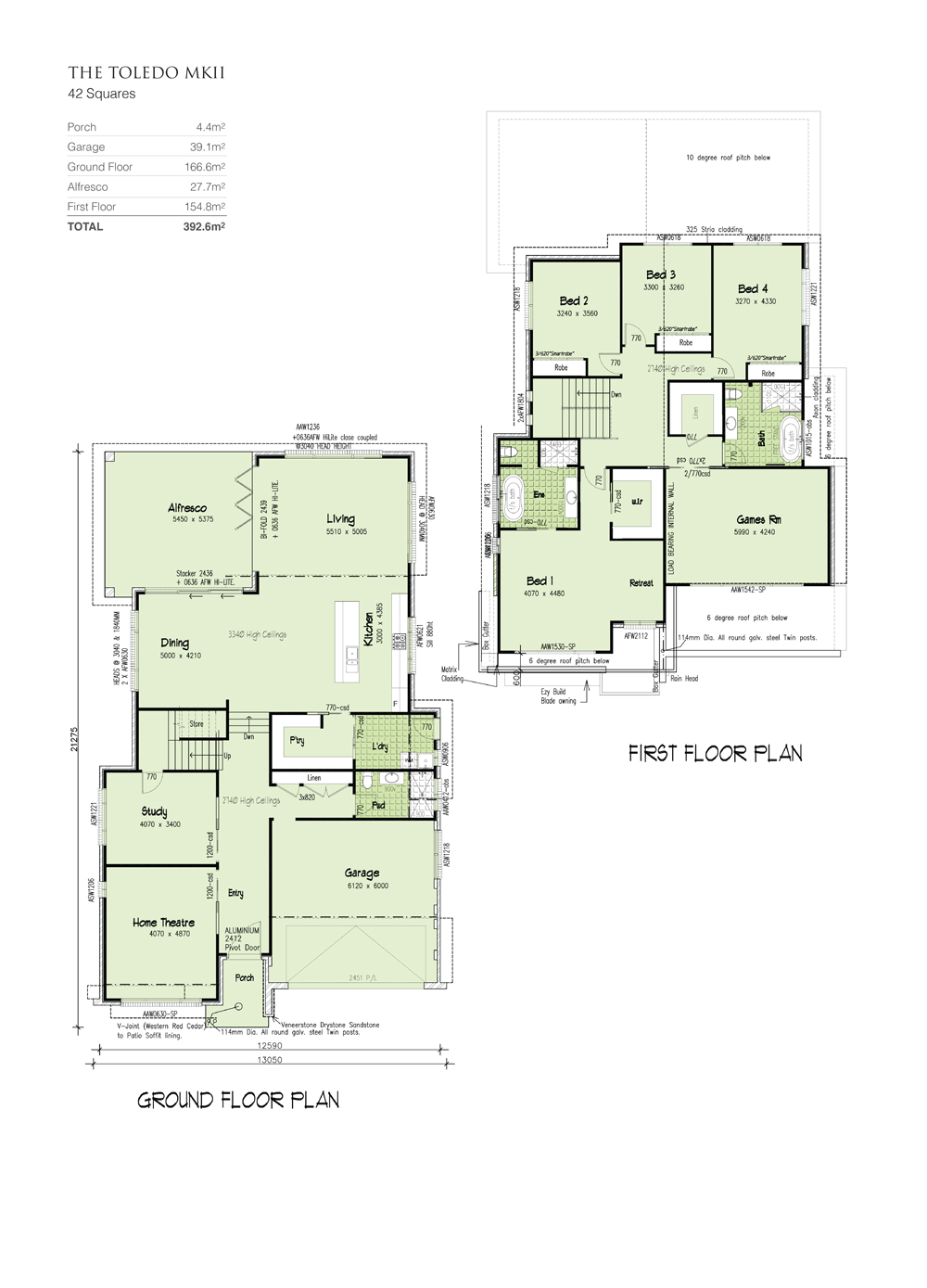 Toledo MKII Floor Plan