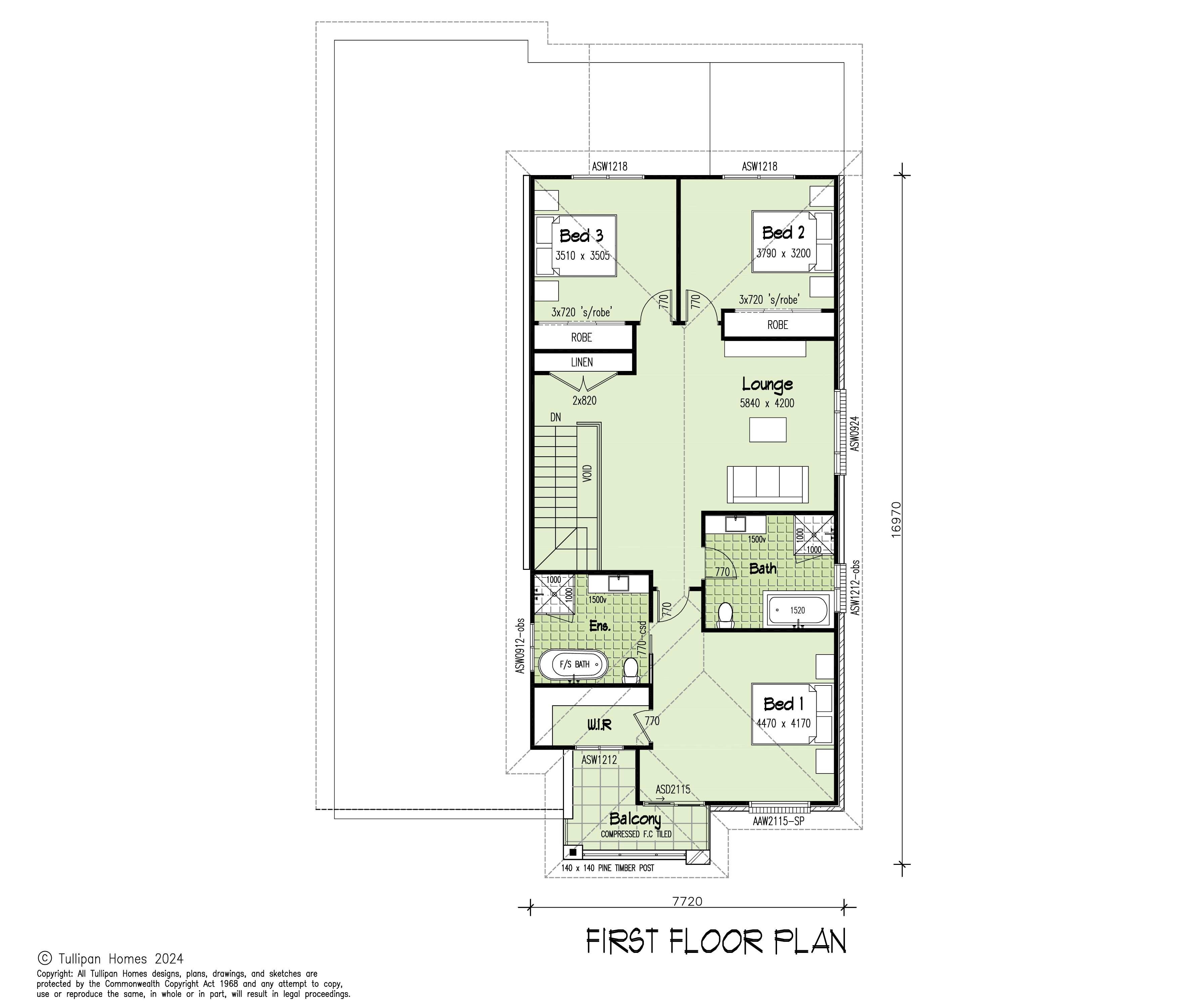 Avoca MK1 - Dual Living, Home Design, Tullipan Homes