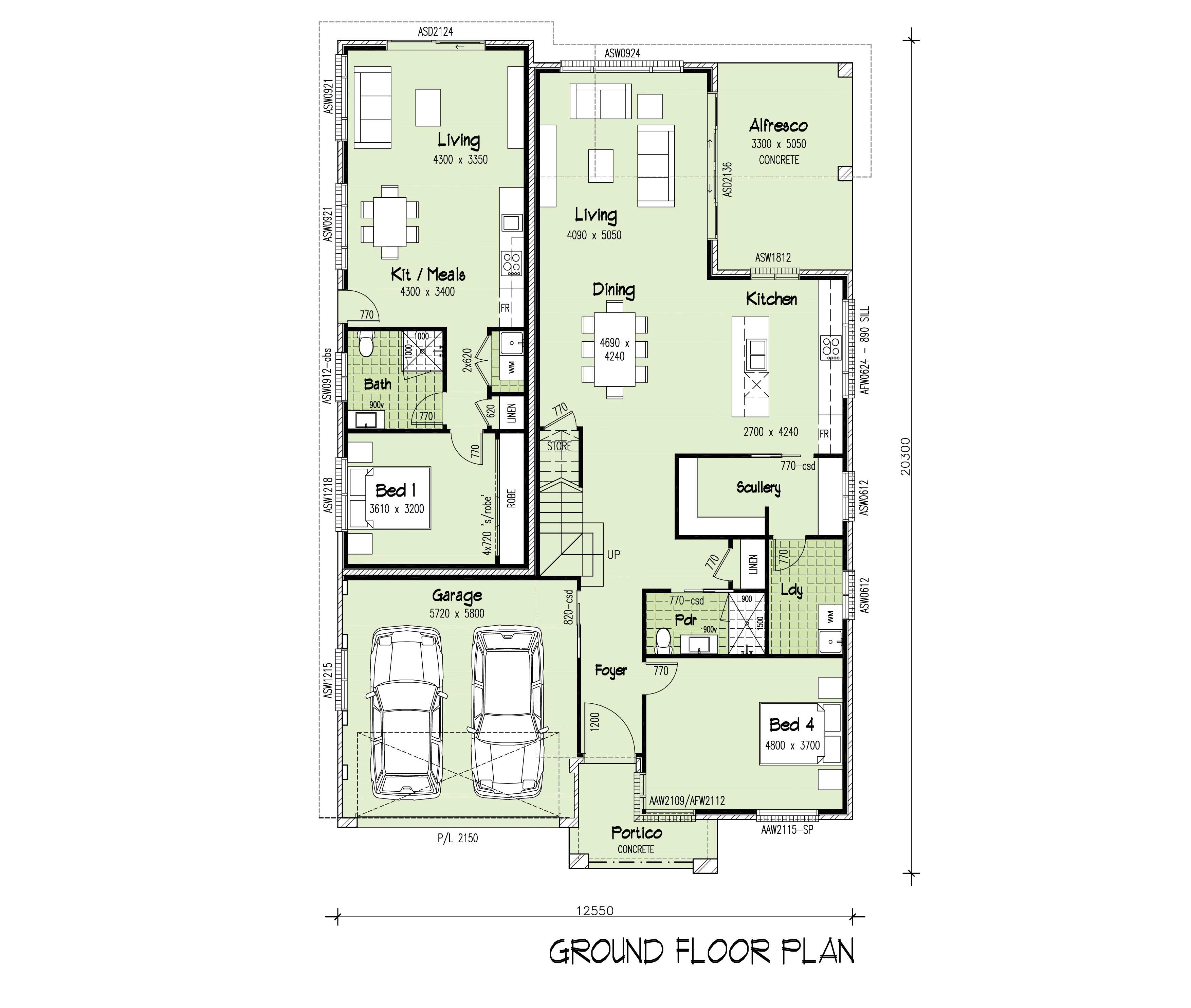 Avoca MK1 - Dual Living, Home Design, Tullipan Homes