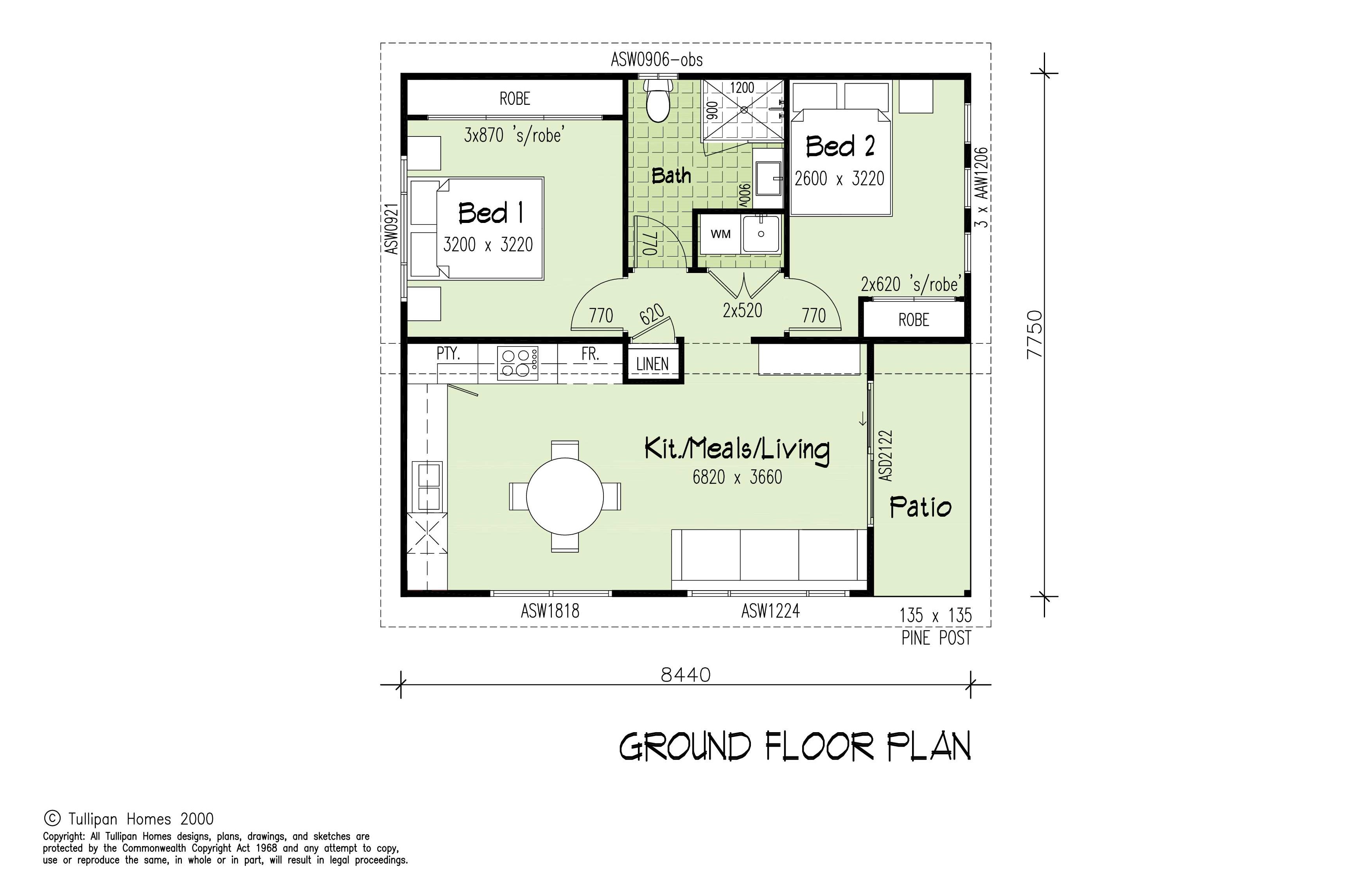 The Chelsea MK2 Granny Flat, Home Design, Tullipan Homes