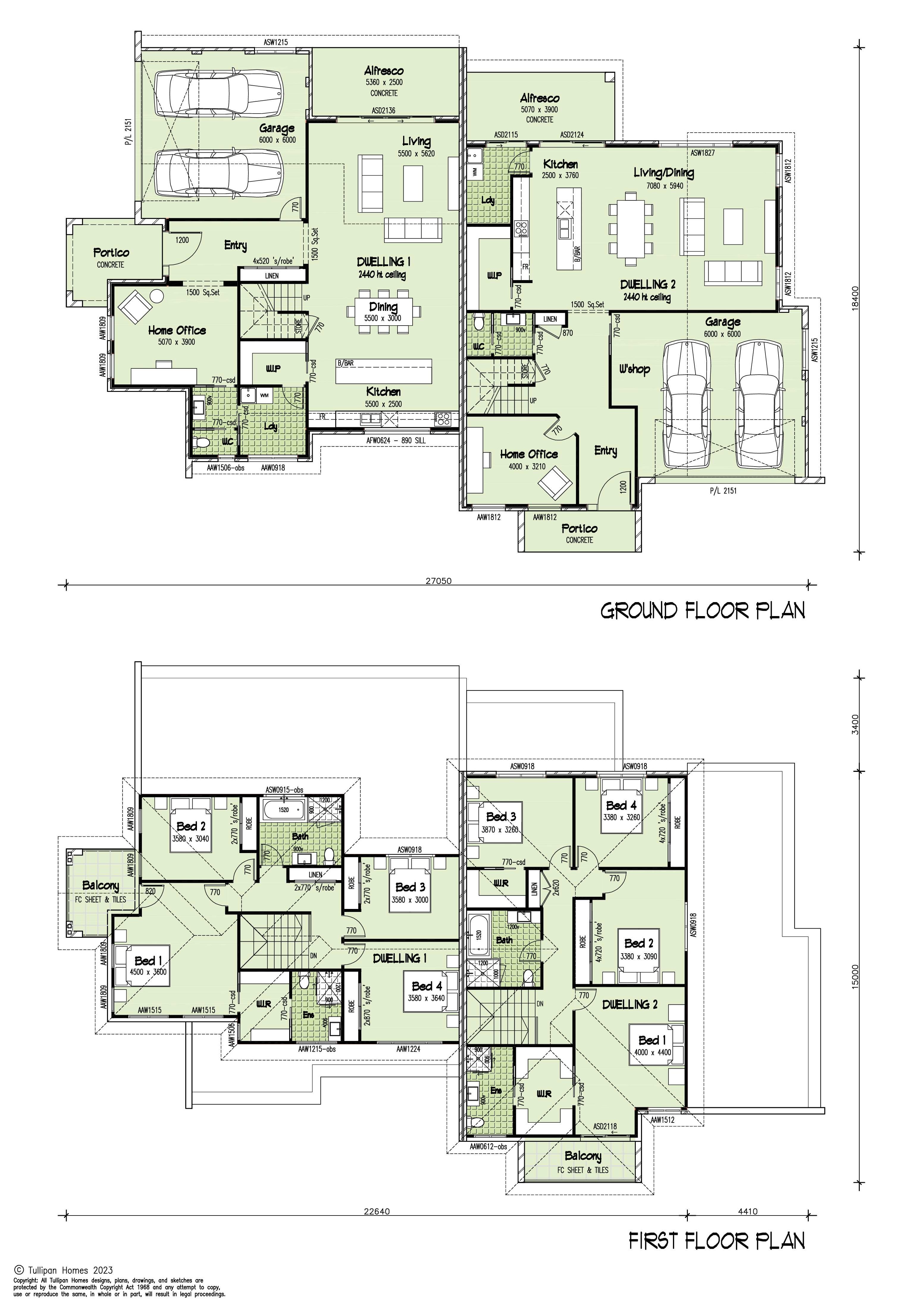 Coogee Corner Block - Duplex, Home Design, Tullipan Homes