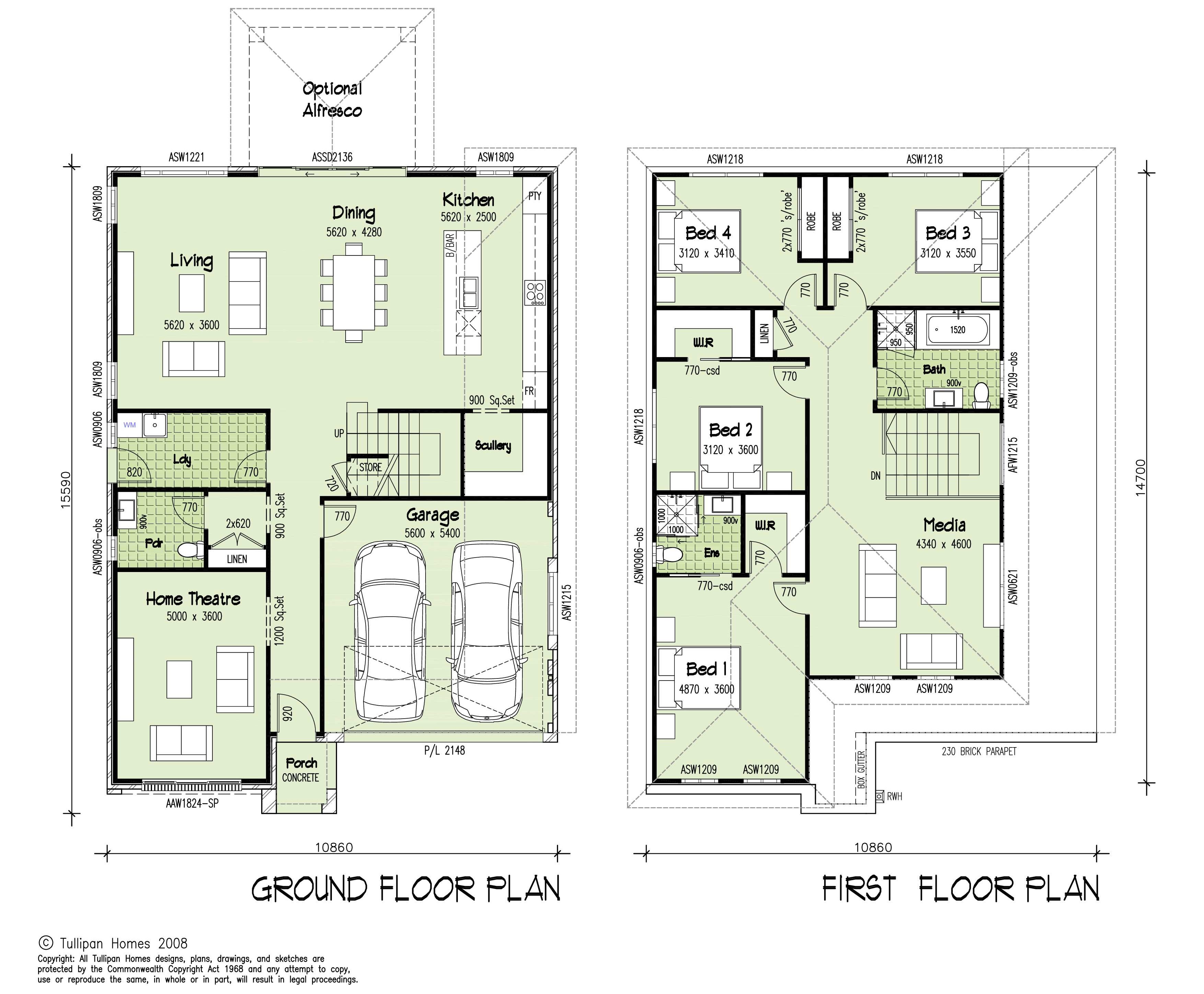 Caldera MK3, Home Design, Tullipan Homes