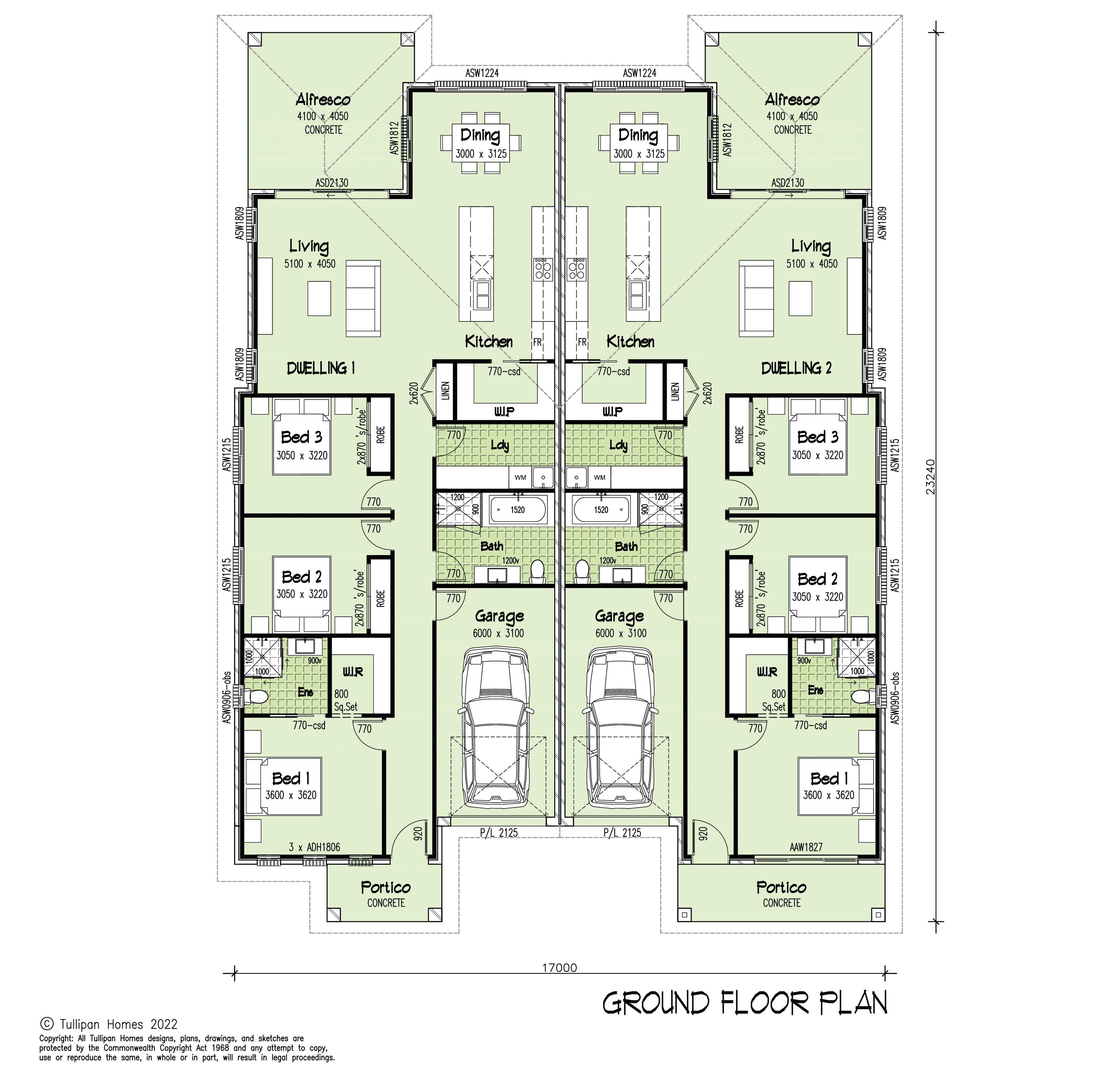 Cayman - Duplex, Home Design, Tullipan Homes